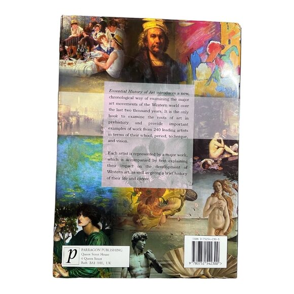 Essential History Of Art Lucinda Antonia Cunningham Hardcover Paragon 2001 - Picture 2 of 5